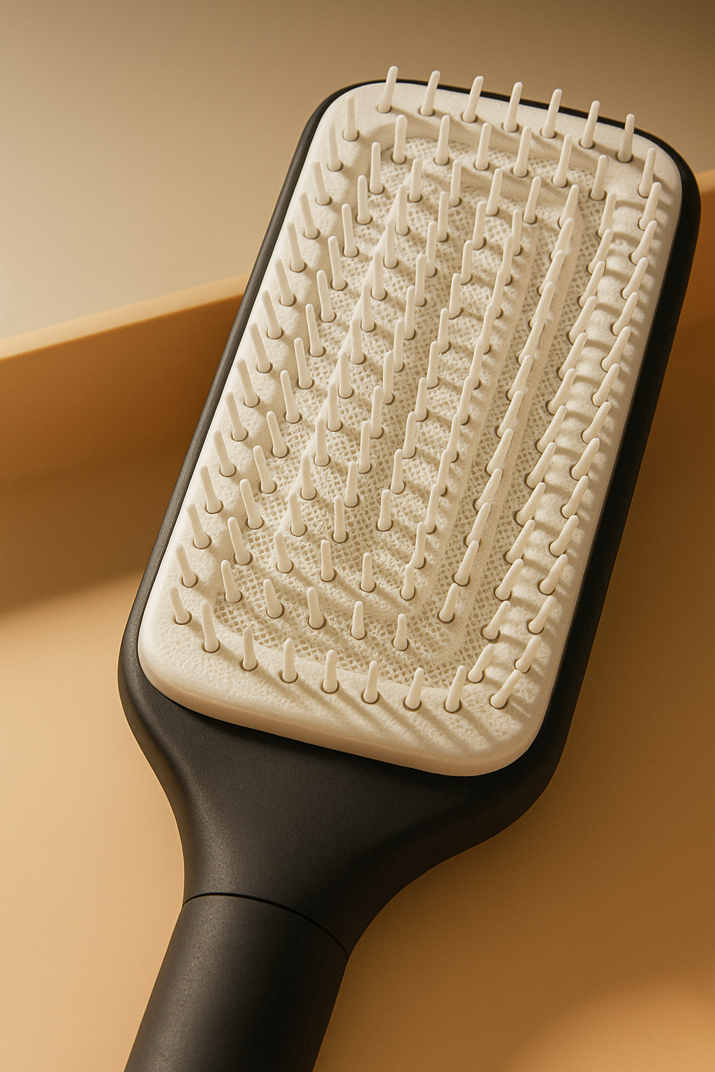 Brosse auto-nettoyante rotative